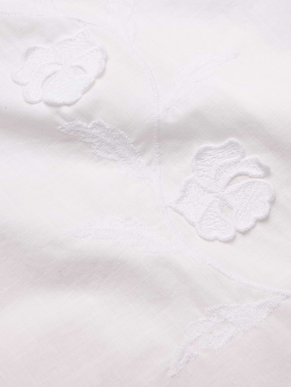 Relaxed-Fit Embroidered Cotton Resort Shirt