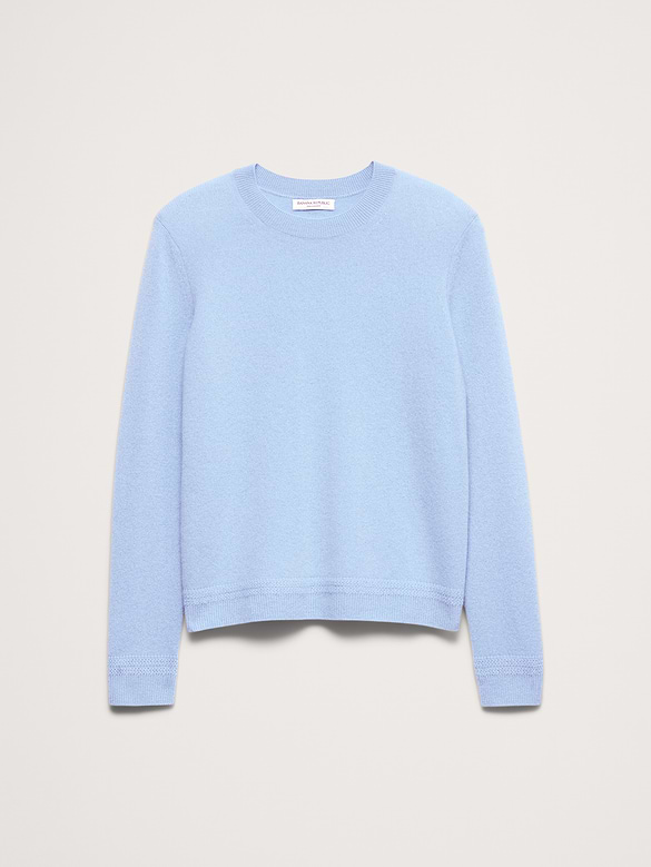 Lightweight Cashmere Crew-Neck Sweater