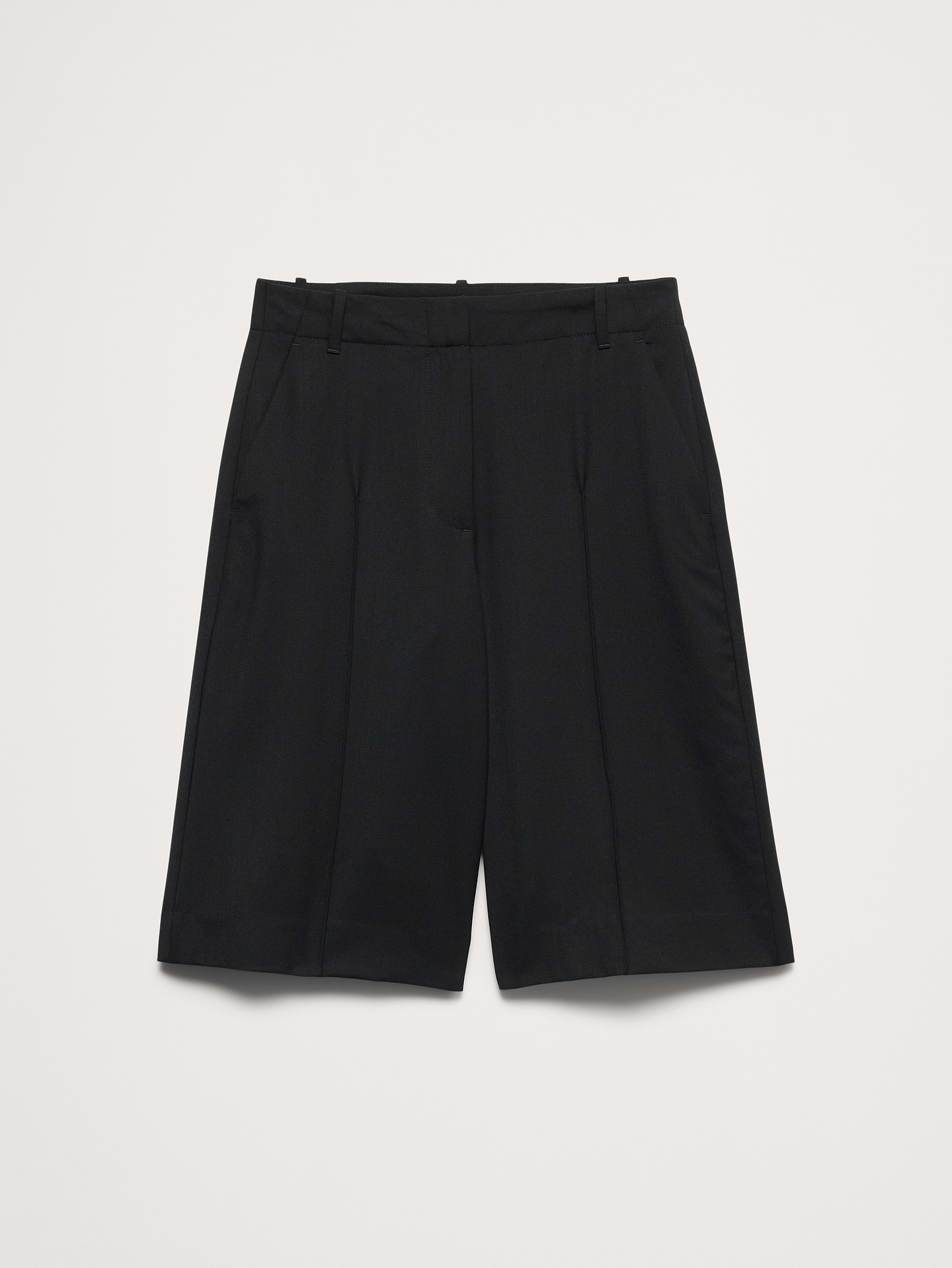 Image number 8 showing, High-Rise Italian Wool Bermuda Short