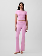Image number 2 showing, GapFit Smooth Reversible Wrap Crop Top