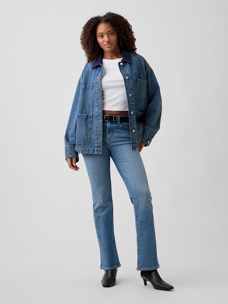 Image number 1 showing, Mid Rise Boot Jeans