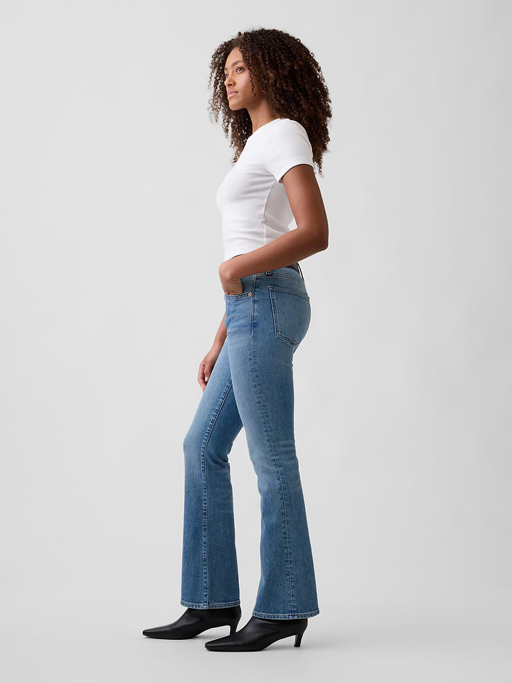 Image number 3 showing, Mid Rise Boot Jeans
