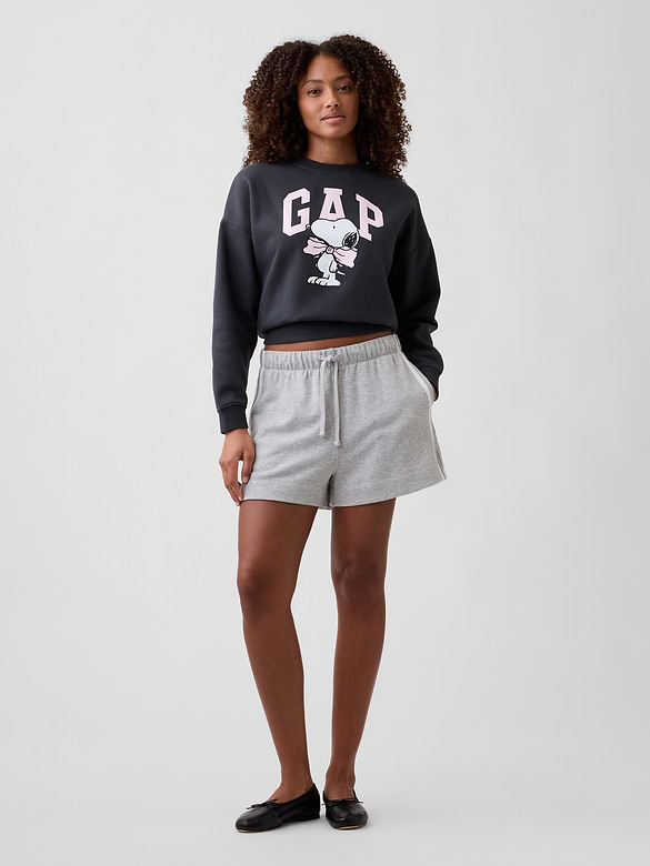 Oversized Wedge Crewneck Sweatshirt