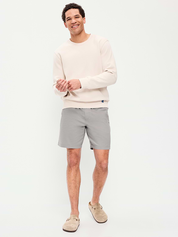 Twill Jogger Shorts -- 7-inch inseam