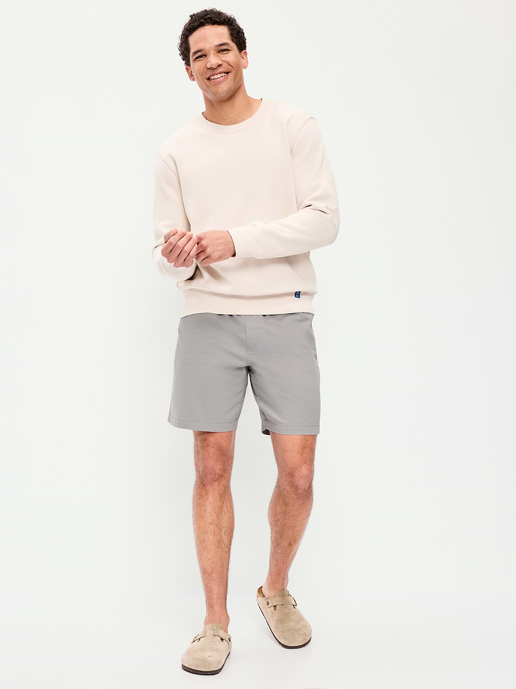 Image number 1 showing, Twill Jogger Shorts -- 7-inch inseam