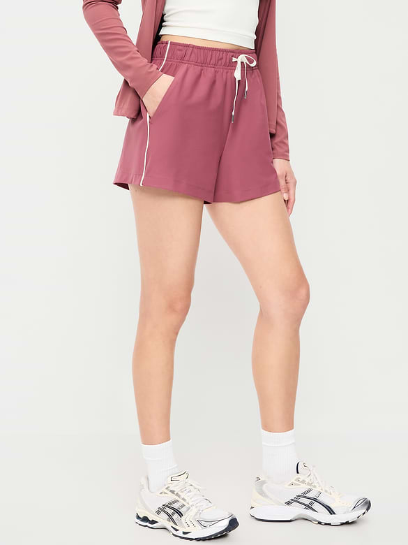 Short PowerSoft à taille haute, entrejambe de 9 cm