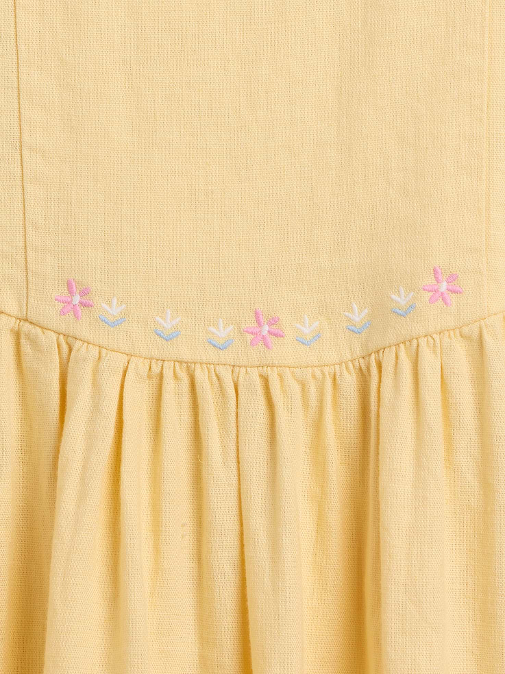 Image number 3 showing, Kids Linen-Blend Dress