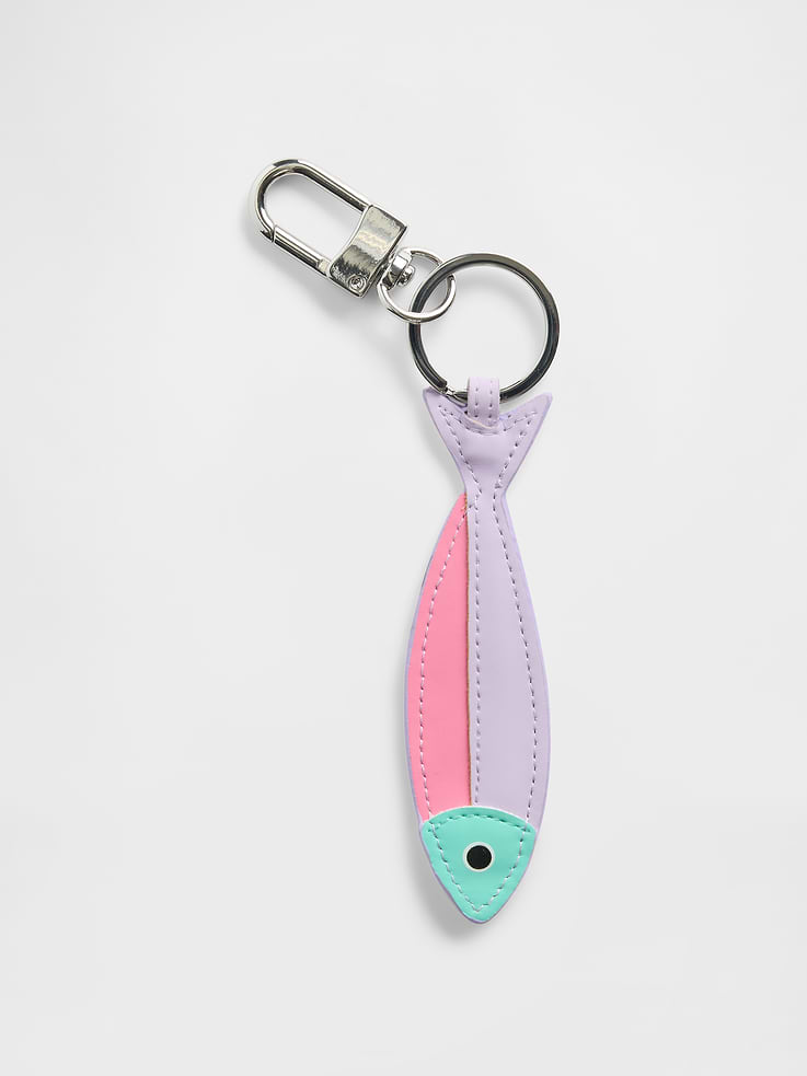 Image 1 of 3, Smooth, animal-themed keychain charm., This product was made in a factory that invests in gender equity and women’s empowerment through RISE. Learn more at, Product #1174580