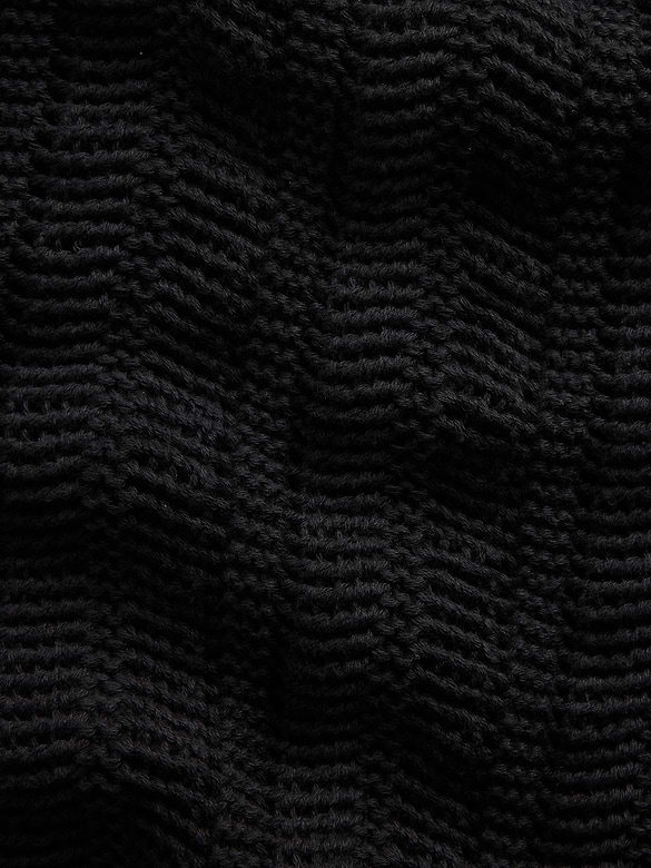 Herringbone Crochet Sweater Shirt