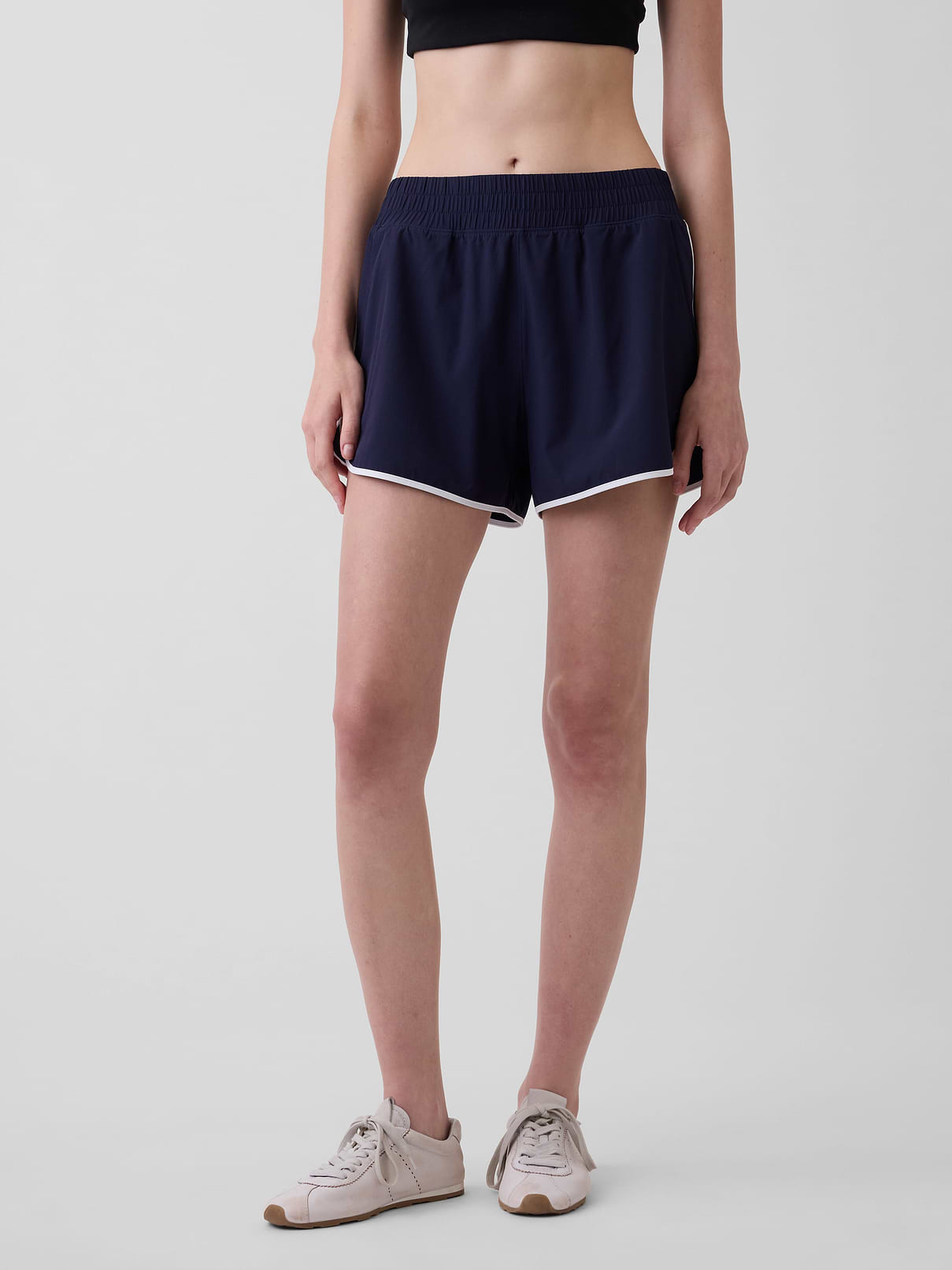 Image number 2 showing, GapFit Tech High Rise Running Shorts