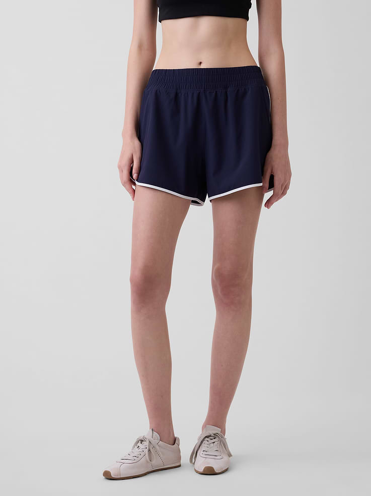 Image number 2 showing, GapFit Tech High Rise Running Shorts