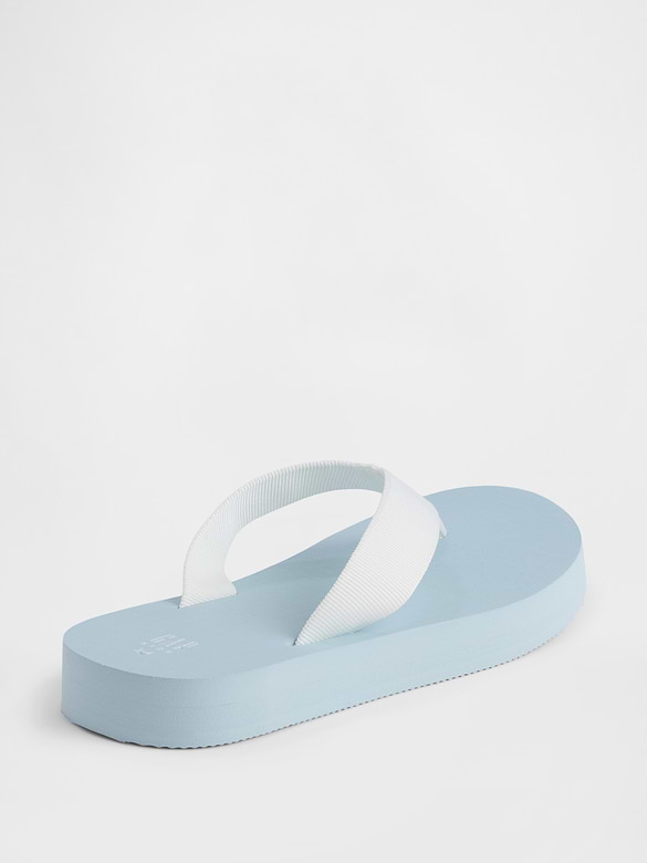 Kids Canvas Flip Flops