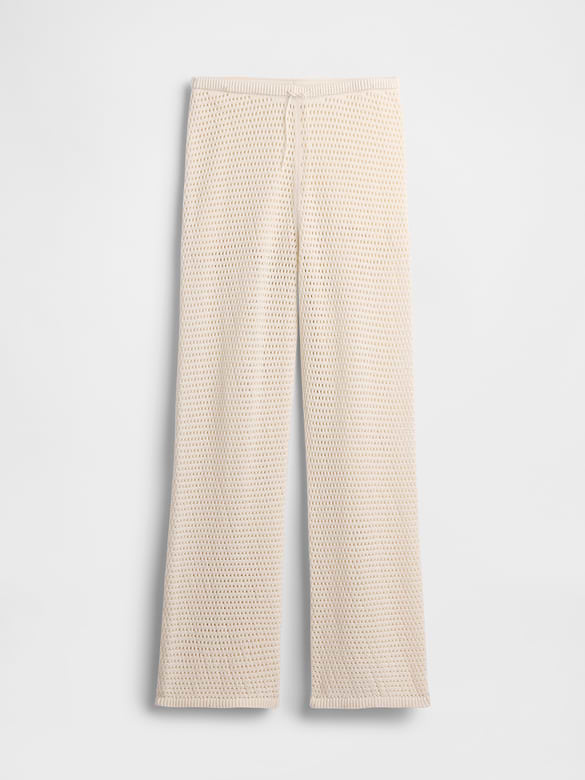 100% Cotton Crochet Sweater Pants