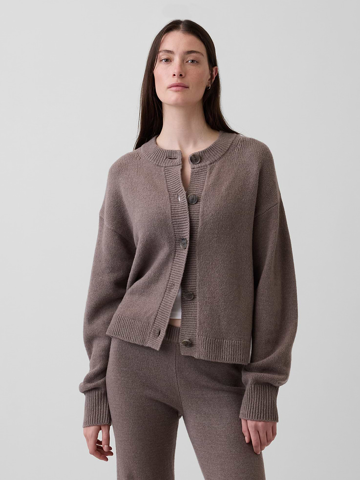 Image number 1 showing, CashSoft Oversized Chunky Cardigan
