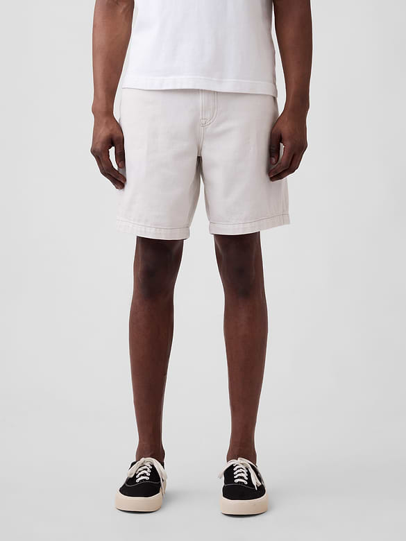 9" Loose Denim Shorts