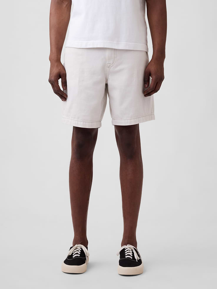Image number 3 showing, 9" Loose Denim Shorts
