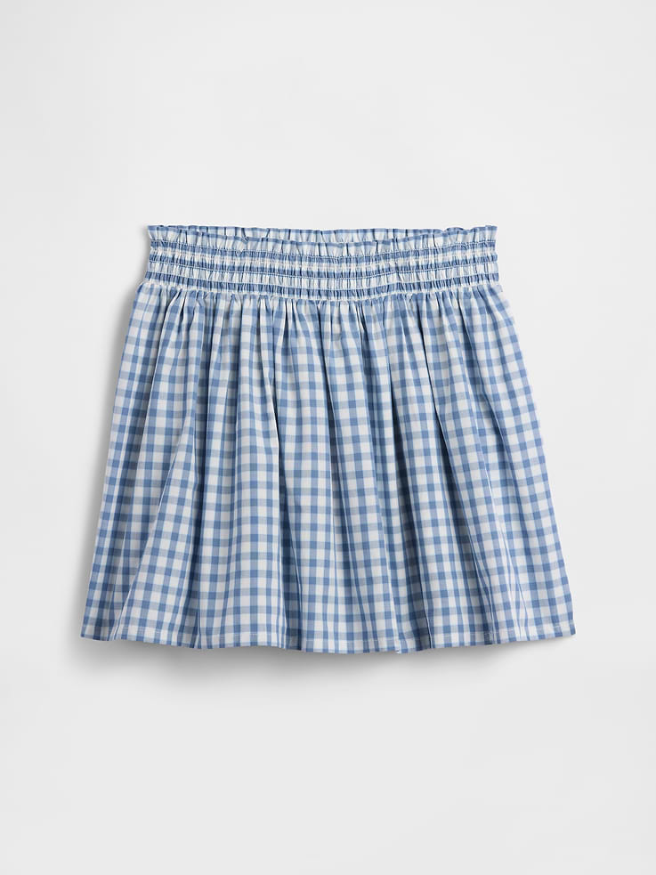 Image number 1 showing, Kids Pull-On Smocked Skirt
