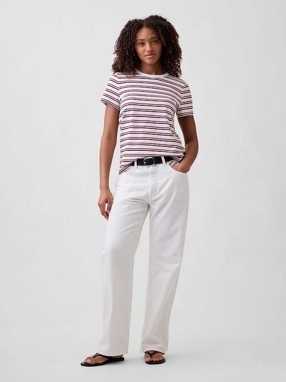 Favorite Stripe Crewneck T-Shirt
