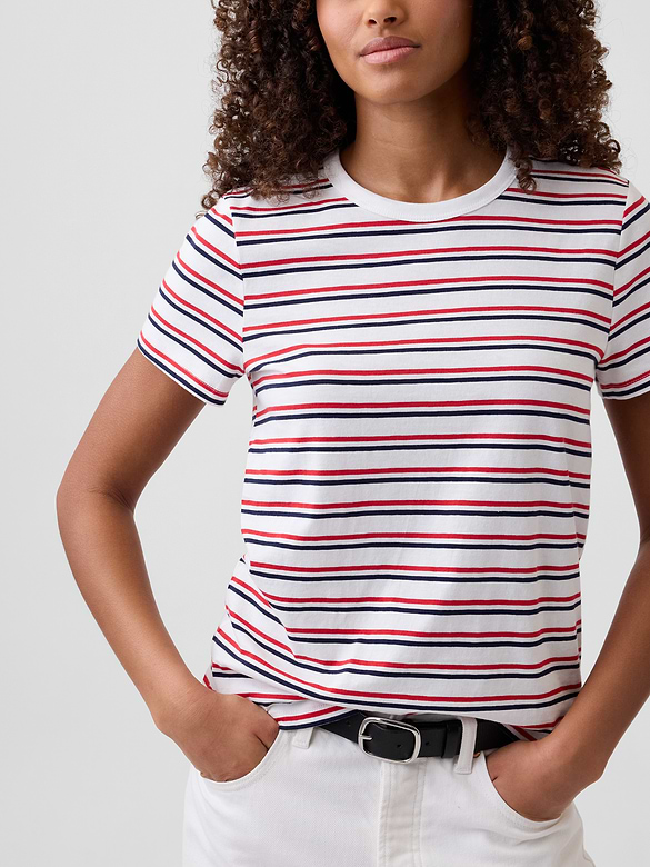 Favorite Stripe Crewneck T-Shirt