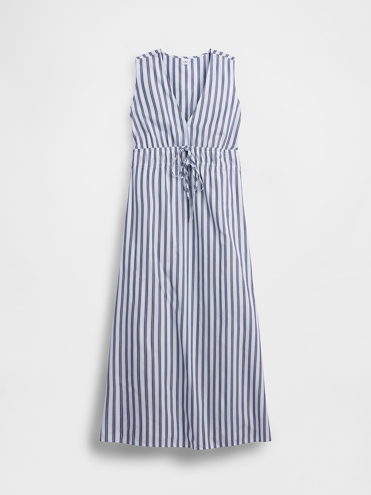 Image number 6 showing, Sleeveless Tie-Front Maxi Dress