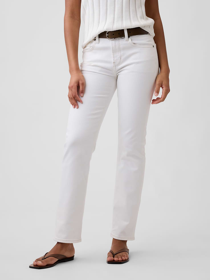 Image number 2 showing, Mid Rise '90s Slim Straight Jeans