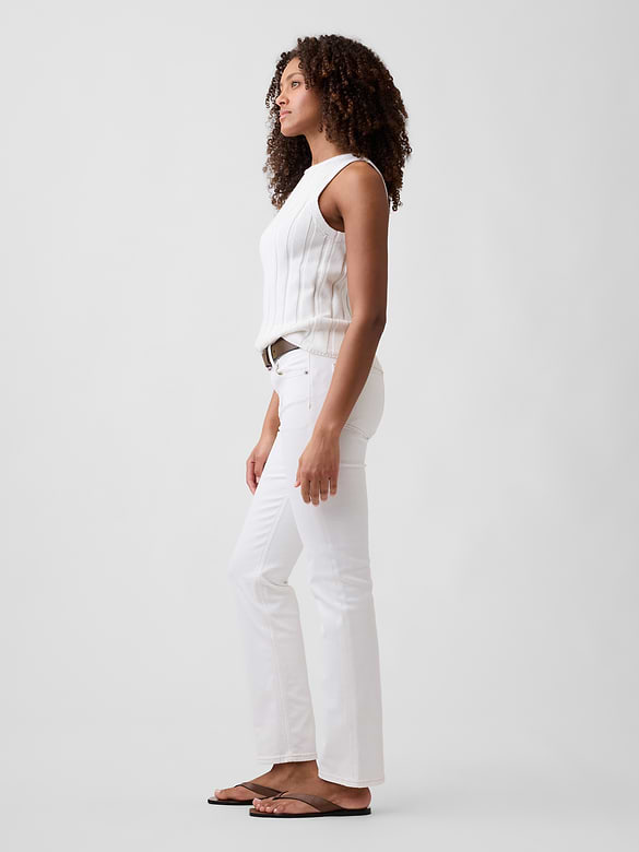 Mid Rise '90s Slim Straight Jeans