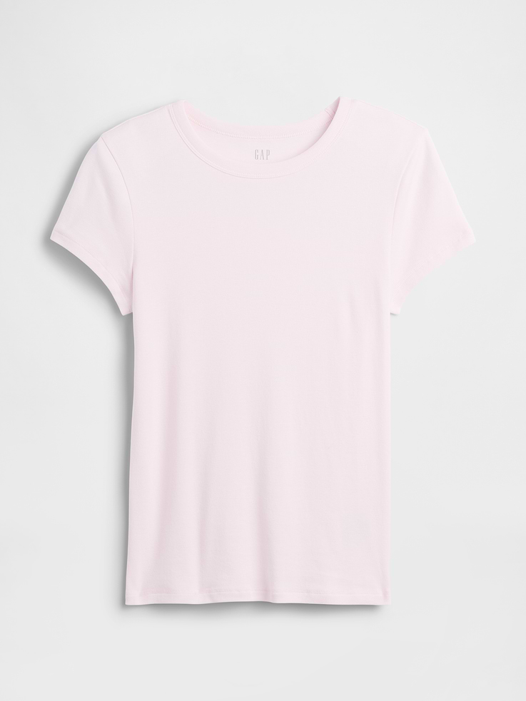 Image number 5 showing, Modern Ribbed Crewneck T-Shirt