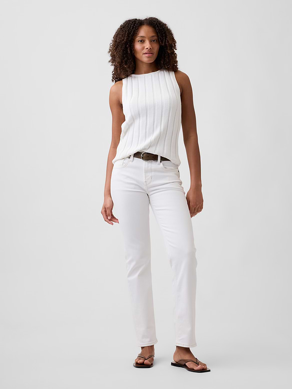 Mid Rise '90s Slim Straight Jeans