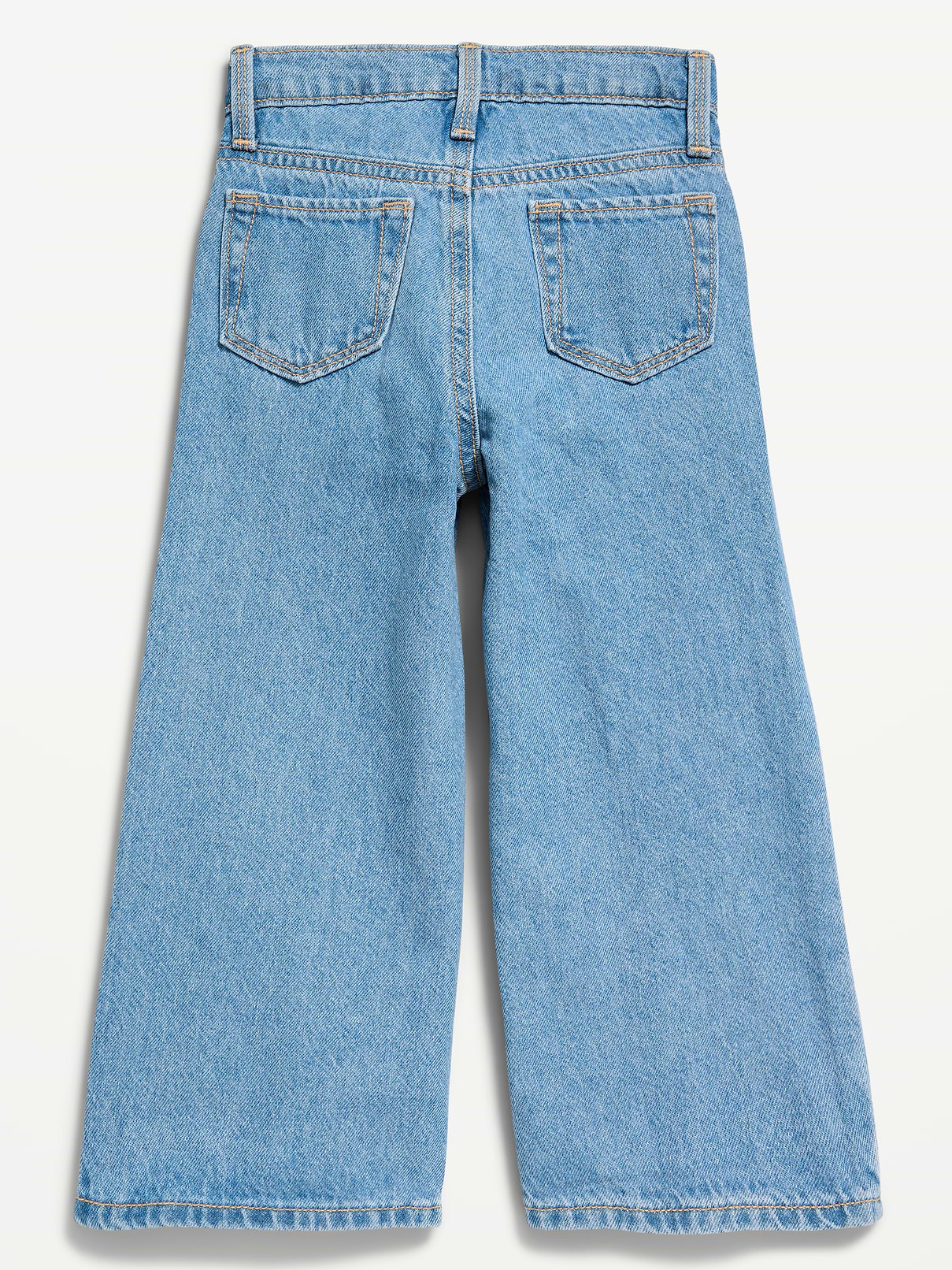 Image number 4 showing, Baggy Embroidered Wide-Leg Jeans for Toddler Girls