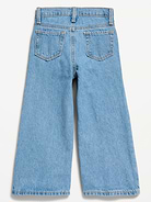 Image number 4 showing, Baggy Embroidered Wide-Leg Jeans for Toddler Girls