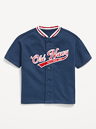 Image number 1 showing, Oversized Logo-Graphic Baseball Sweatshirt for Toddler Boys