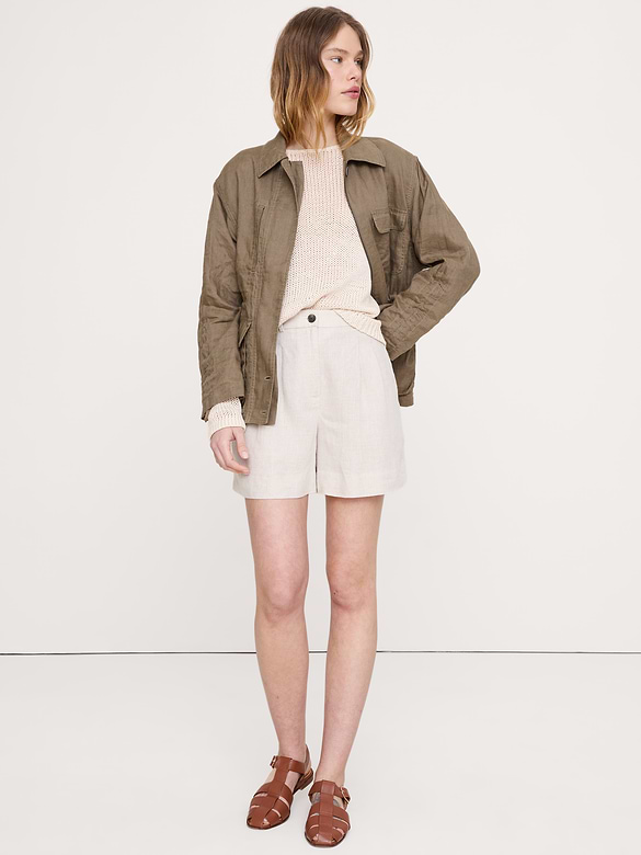 Coastal Cotton Crew-Neck Sweater