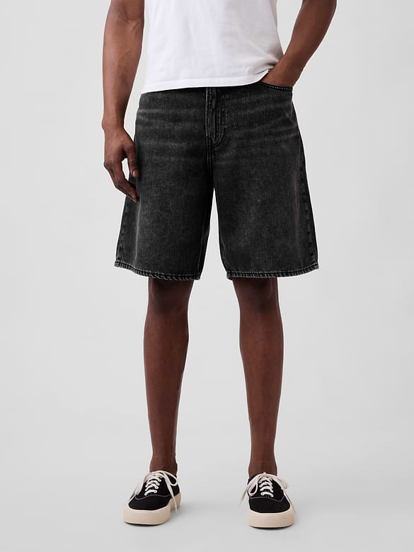 9" SuperSoft Loose Denim Shorts