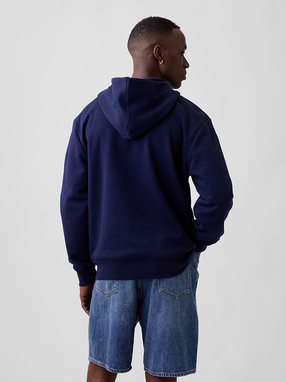 Adult Relaxed Gap Logo Zip Hoodie