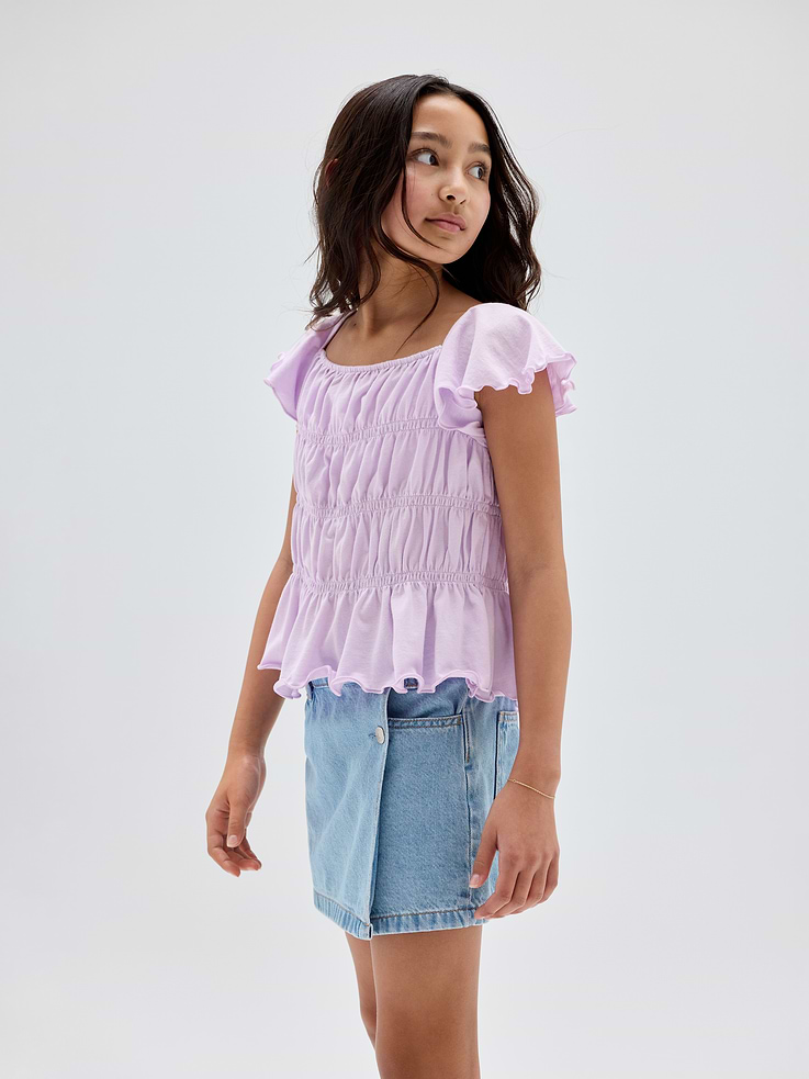 Image number 4 showing, Kids Denim Skort