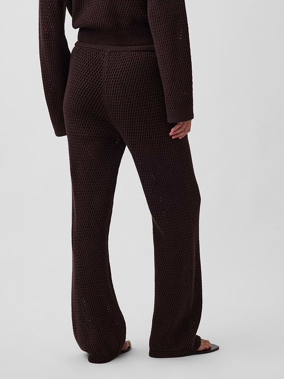 100% Cotton Crochet Sweater Pants