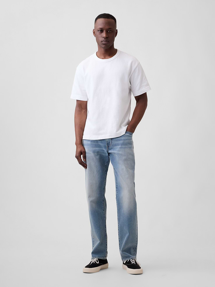 Image number 1 showing, GapFlex Straight Jeans