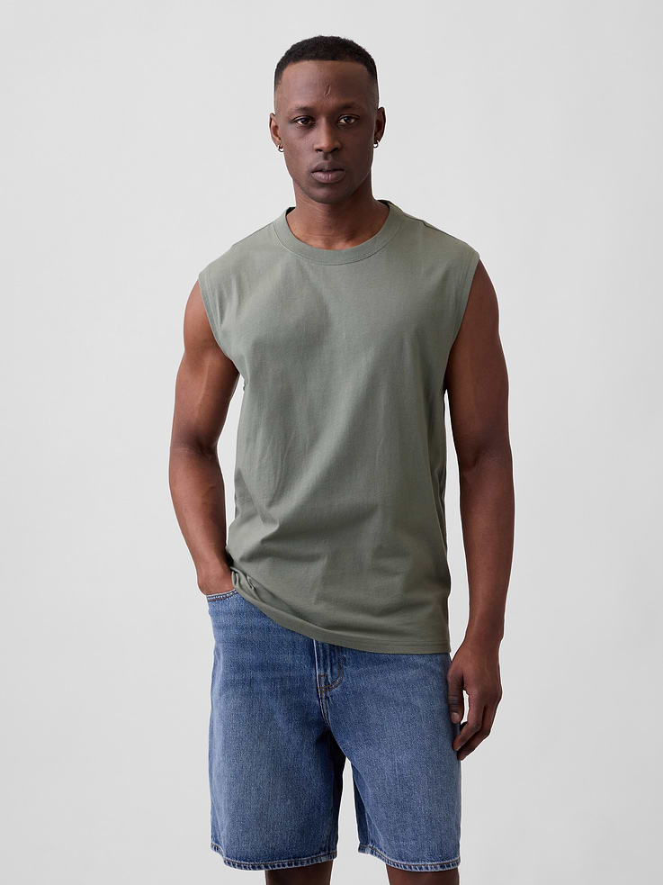Image number 1 showing, Everyday Soft Relaxed Muscle Tank Top