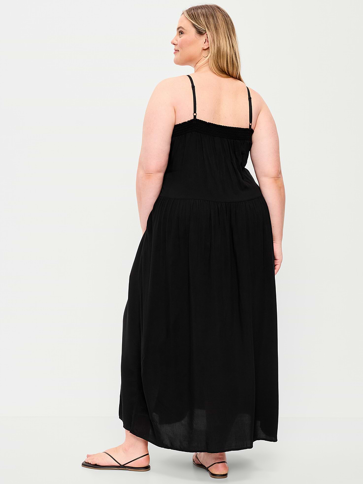 Image 10 of 10, Airy Smocked Maxi Dress