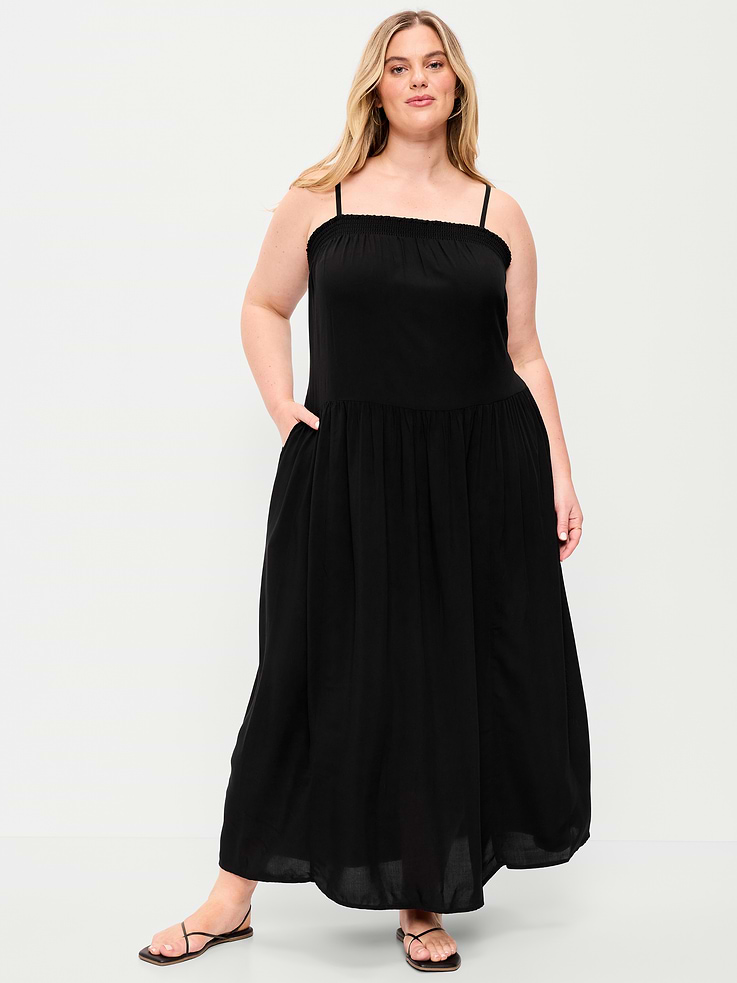 Image 9 of 10, Airy Smocked Maxi Dress