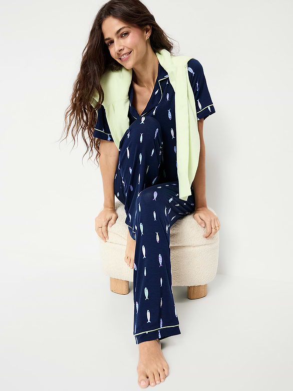 Sunday Sleep Knit Jersey Pant Set