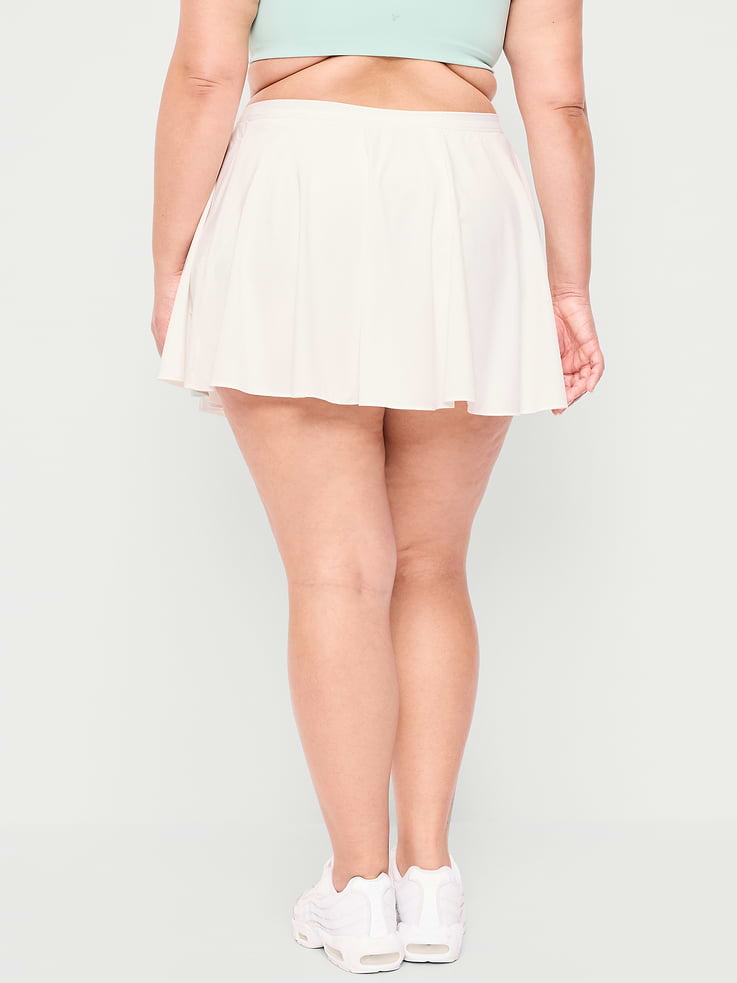 Image number 6 showing, Extra High-Waisted Stretch Woven Swing Skort