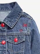 Image number 4 showing, Old Navy x Disney Minnie Mouse Cropped Trucker Jean Jacket for Toddler Girls