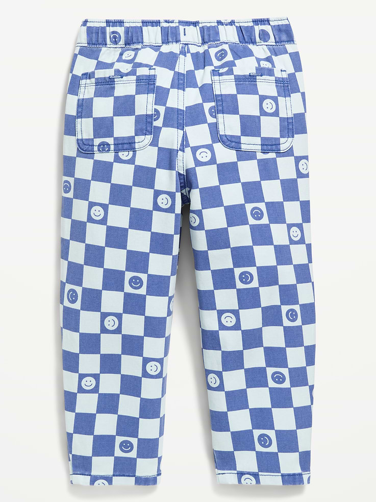 Image 4 of 5, Pull-On Barrel-Leg Pants for Toddler Boys