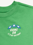 Image number 4 showing, Oversized Short-Sleeve Birthday Graphic T-Shirt for Toddler Boys