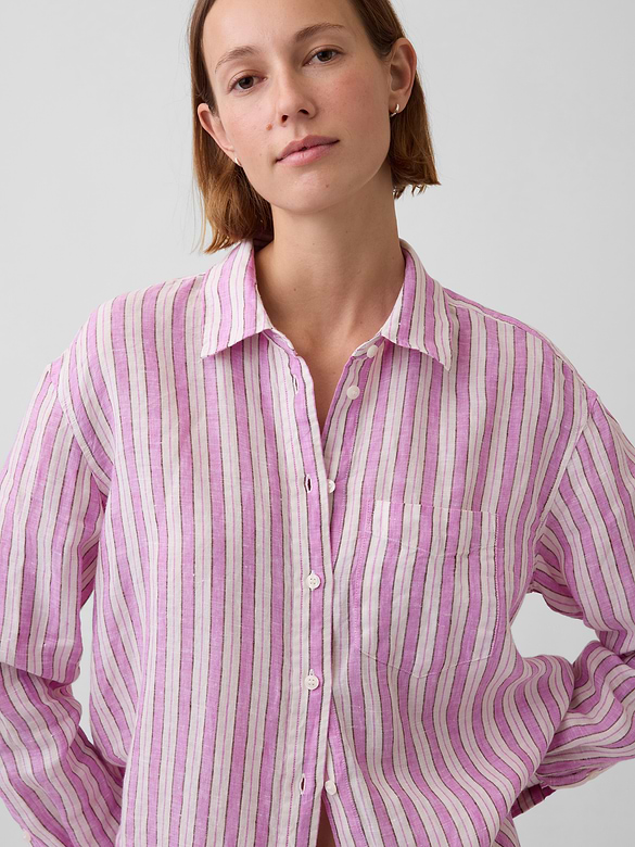 100% Linen Oversized Shirt