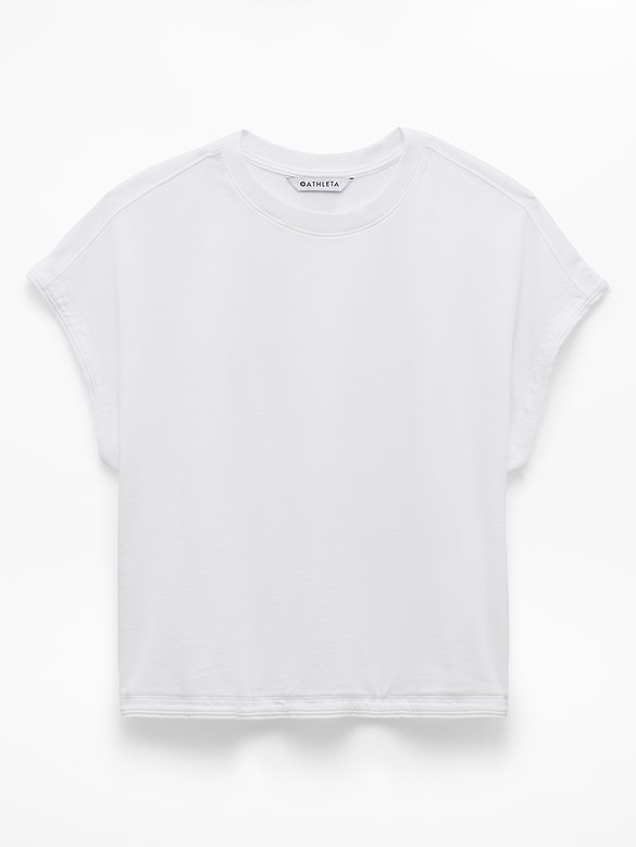 Airy Cotton Terry Sweatshirt Tee