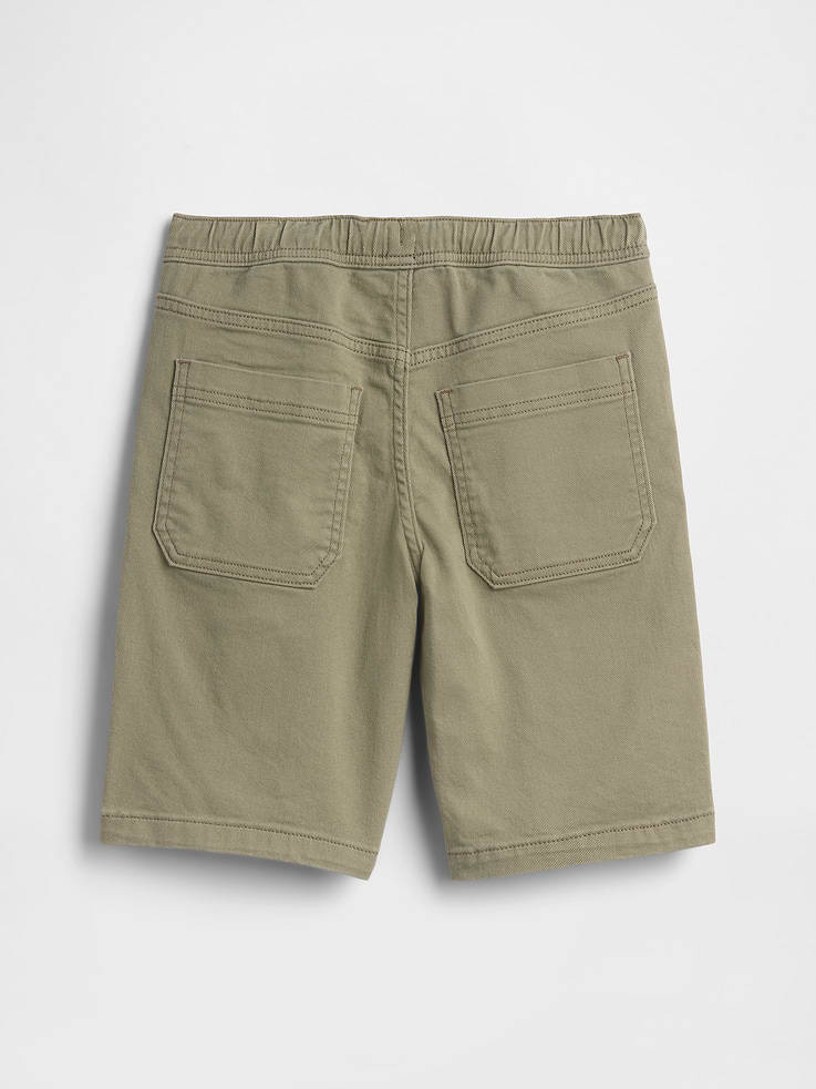 Image 2 of 3, Kids Pull-On Loose Denim Utility Shorts