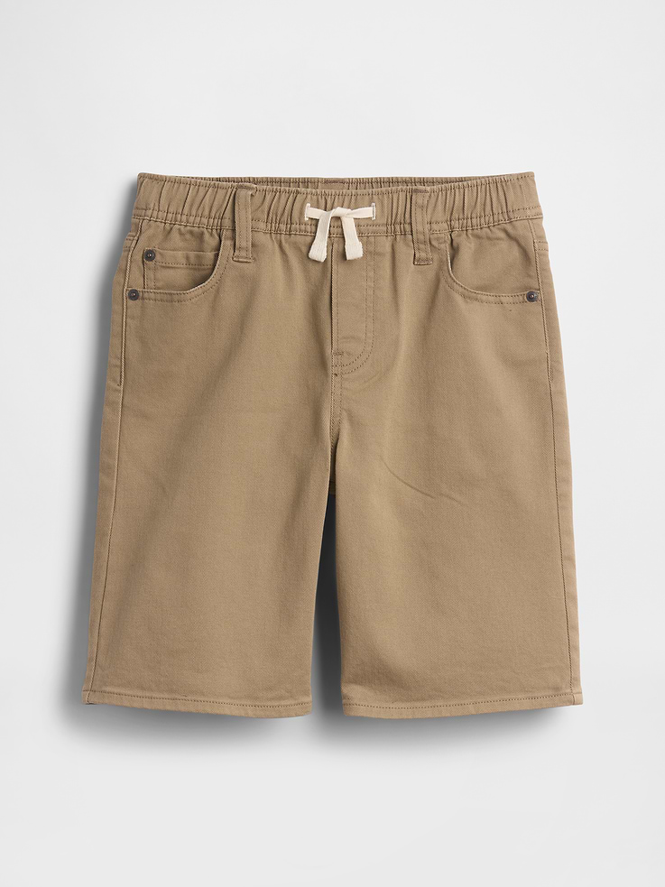 Image number 1 showing, Kids Pull-On Loose Denim Shorts