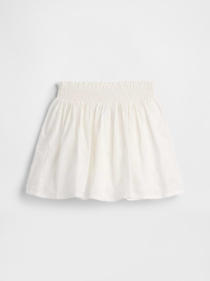 Image number 1 showing, Kids Pull-On Smocked Skirt
